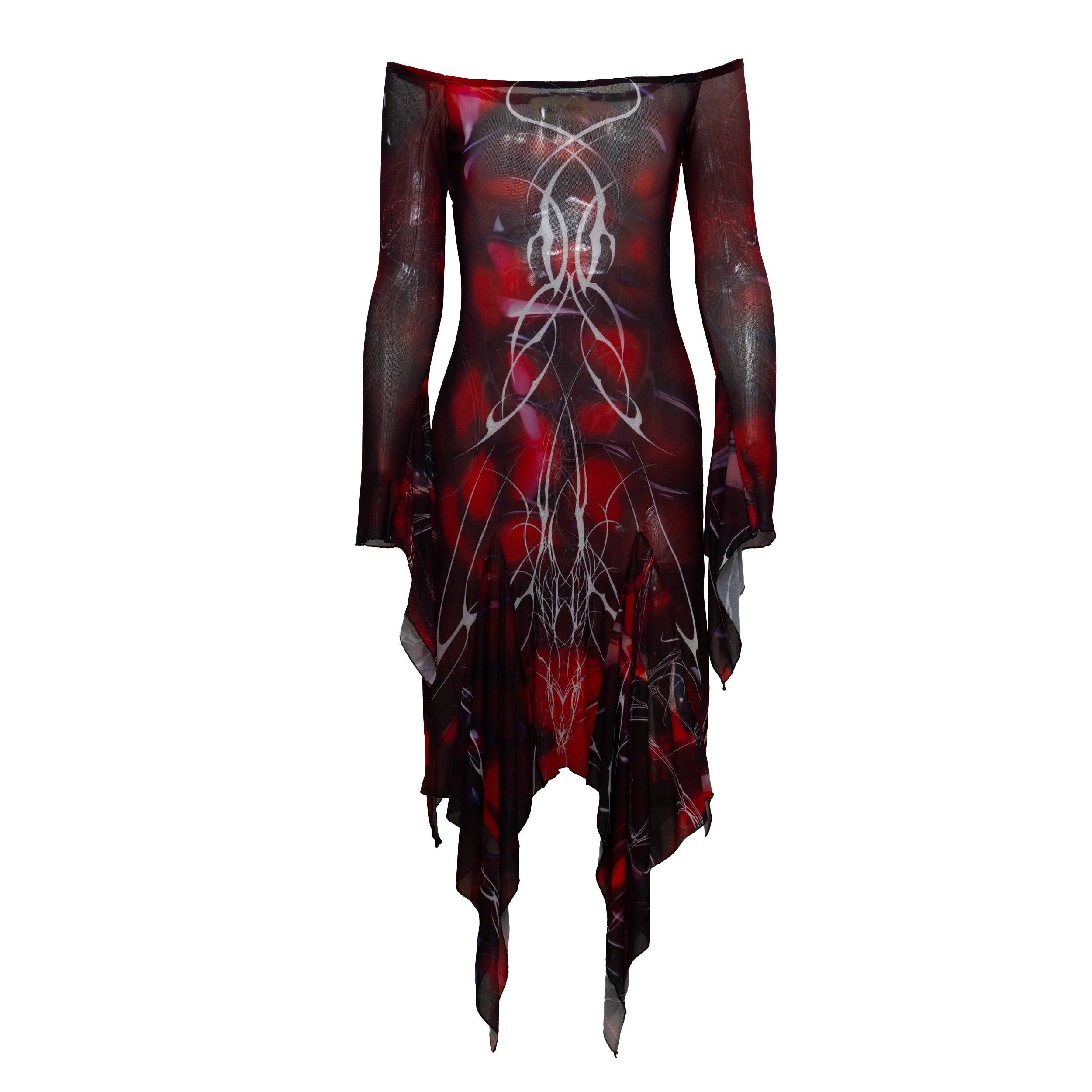 Blood tattoo dress