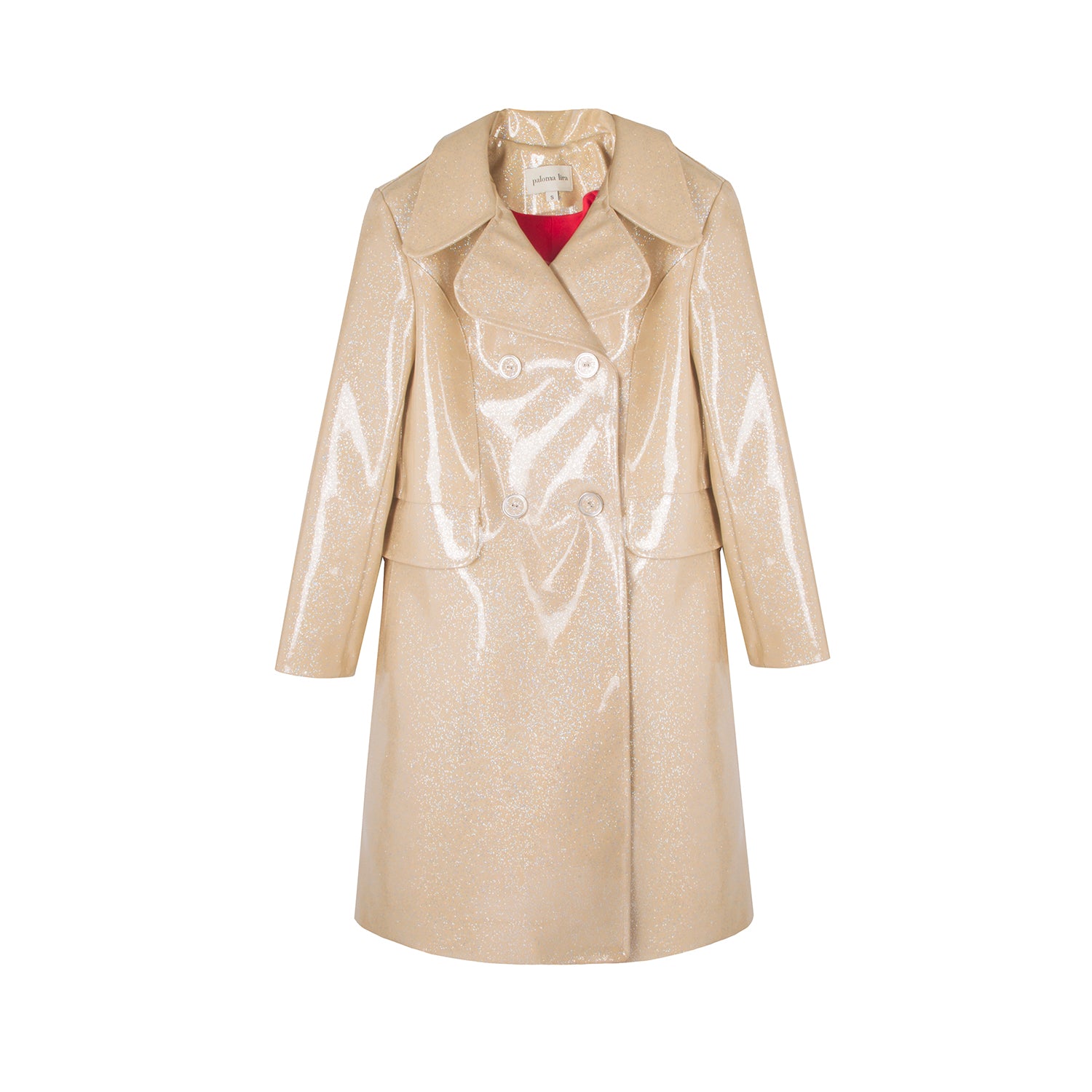 Glitter nude Coat – Paloma Lira