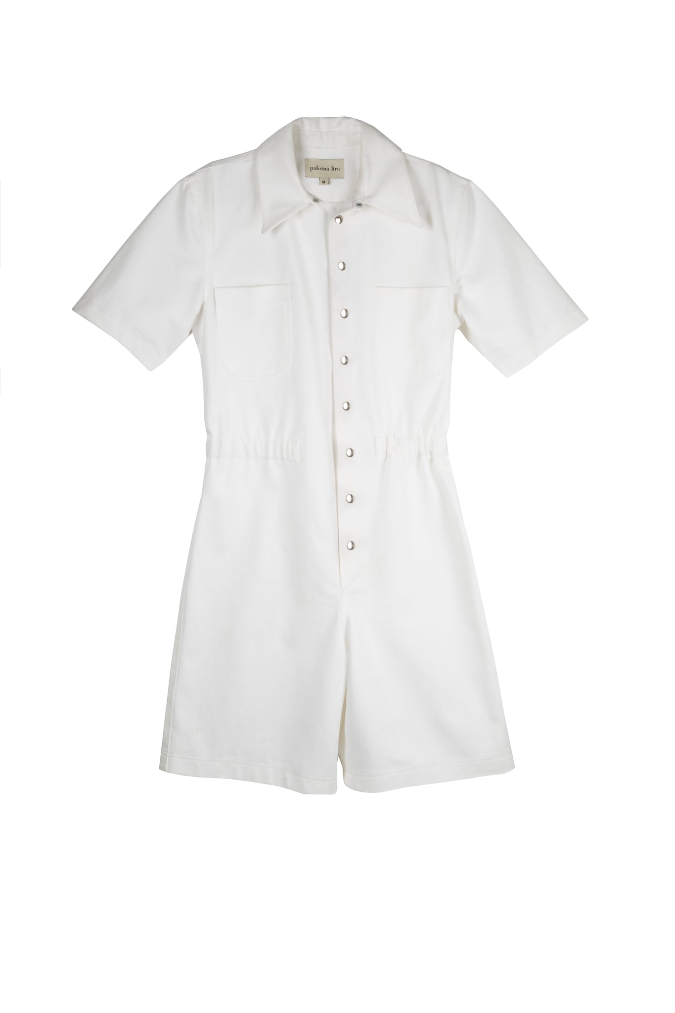 White Denim Jumpsuit