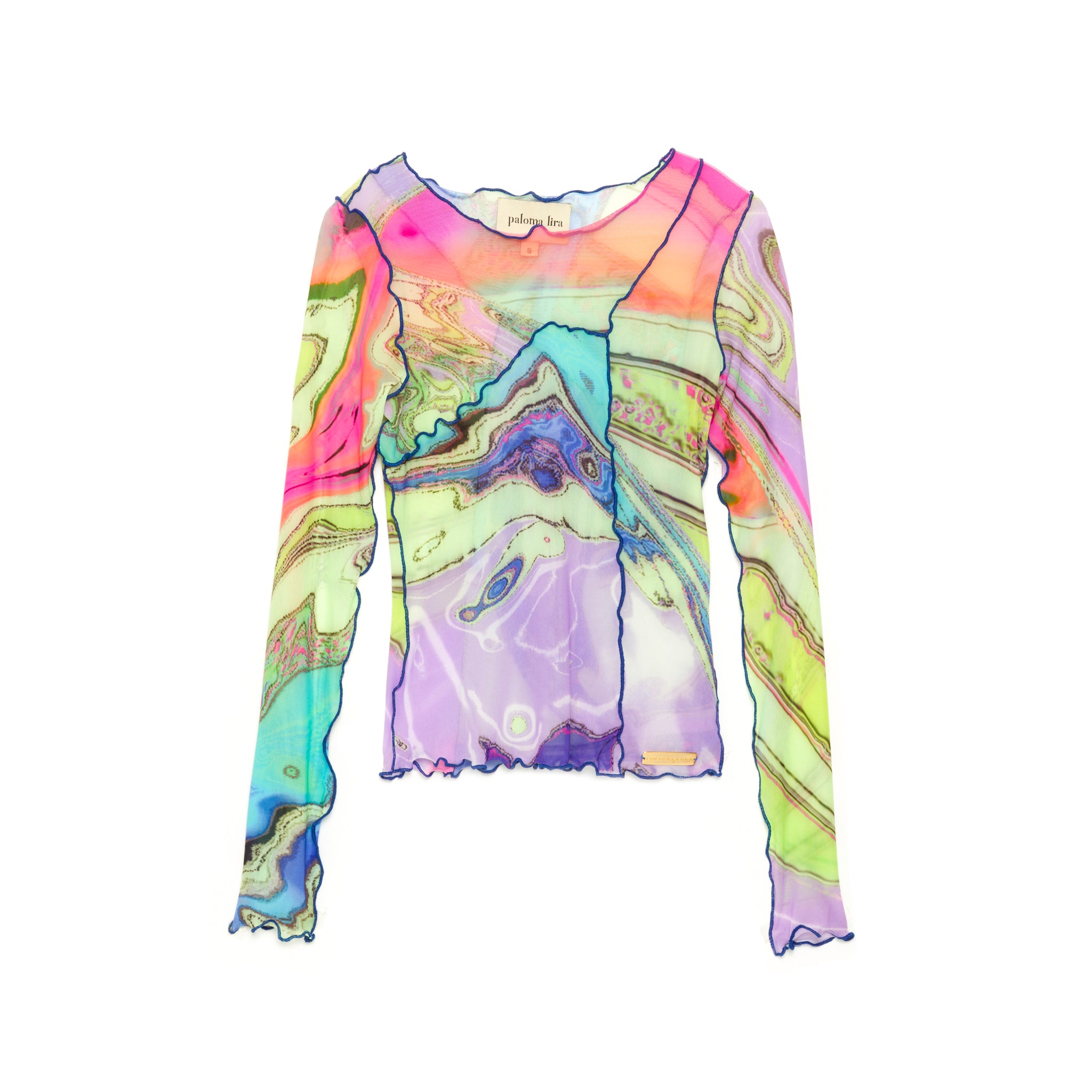 SAMPLE Aqua Mesh Top