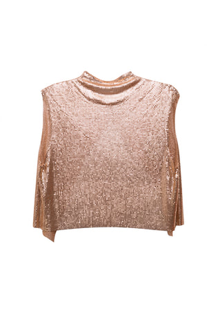 SAMPLE Sparkle gold rose top