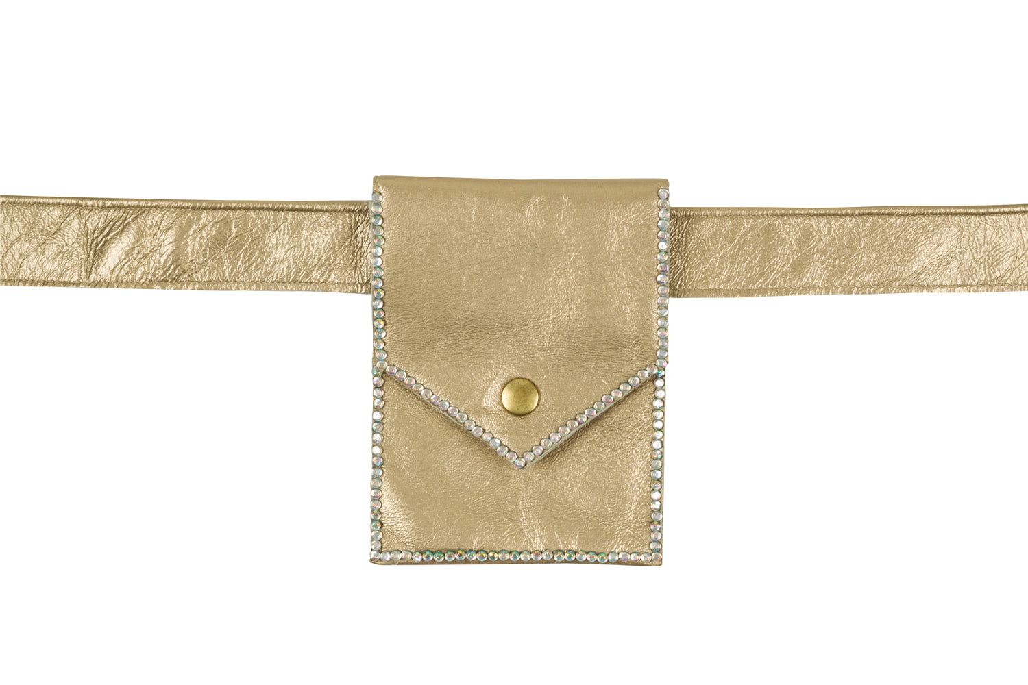 SAMPLE Gold leather bag M