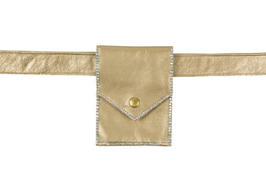 SAMPLE Gold leather bag M