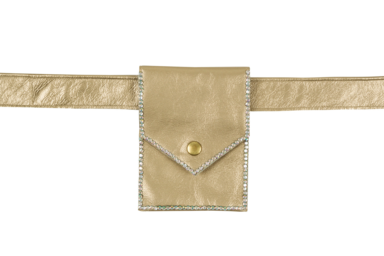 SAMPLE Gold leather bag