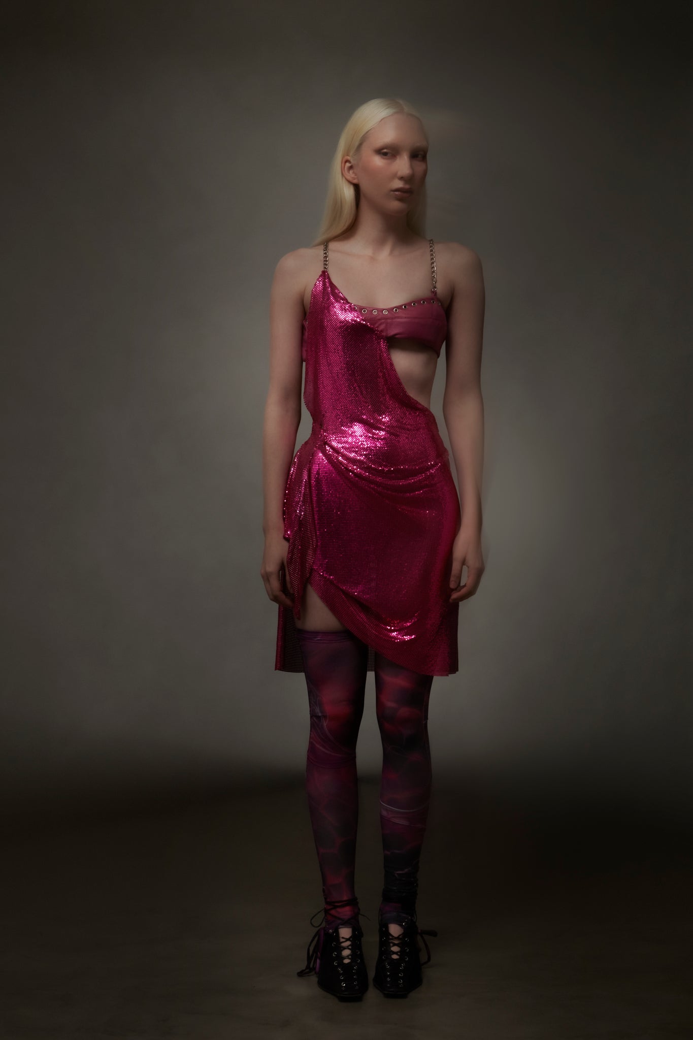 Pink snake tights