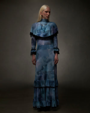 Victorian blue dress